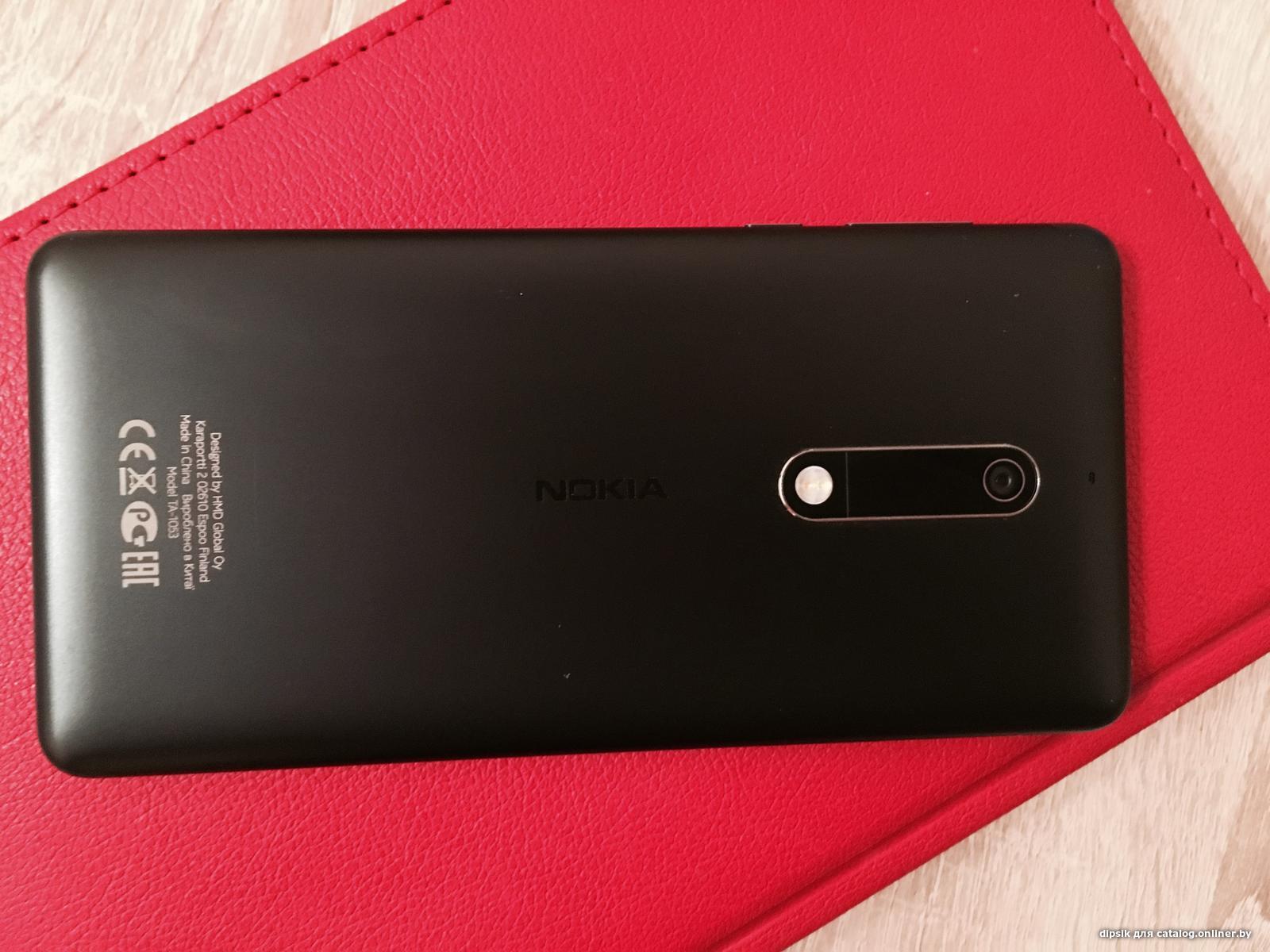 Отзывы Nokia 5 Dual SIM (черный) [TA-1053]