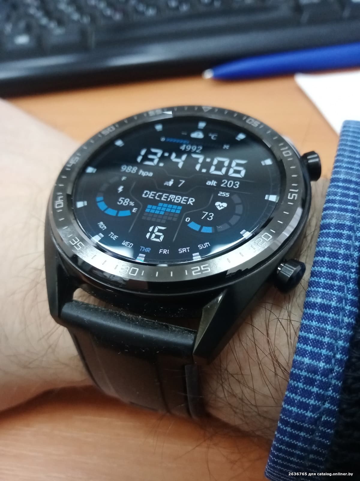 Отзывы Huawei Watch GT FTN-B19 (стальной серый)