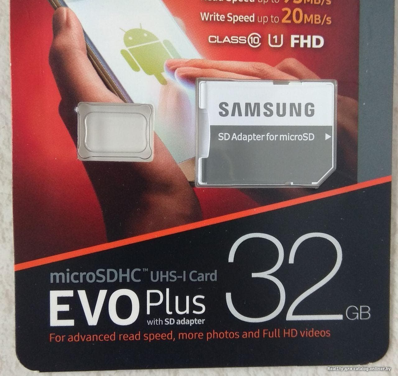 Отзывы Samsung EVO Plus microSDXC 64GB + адаптер