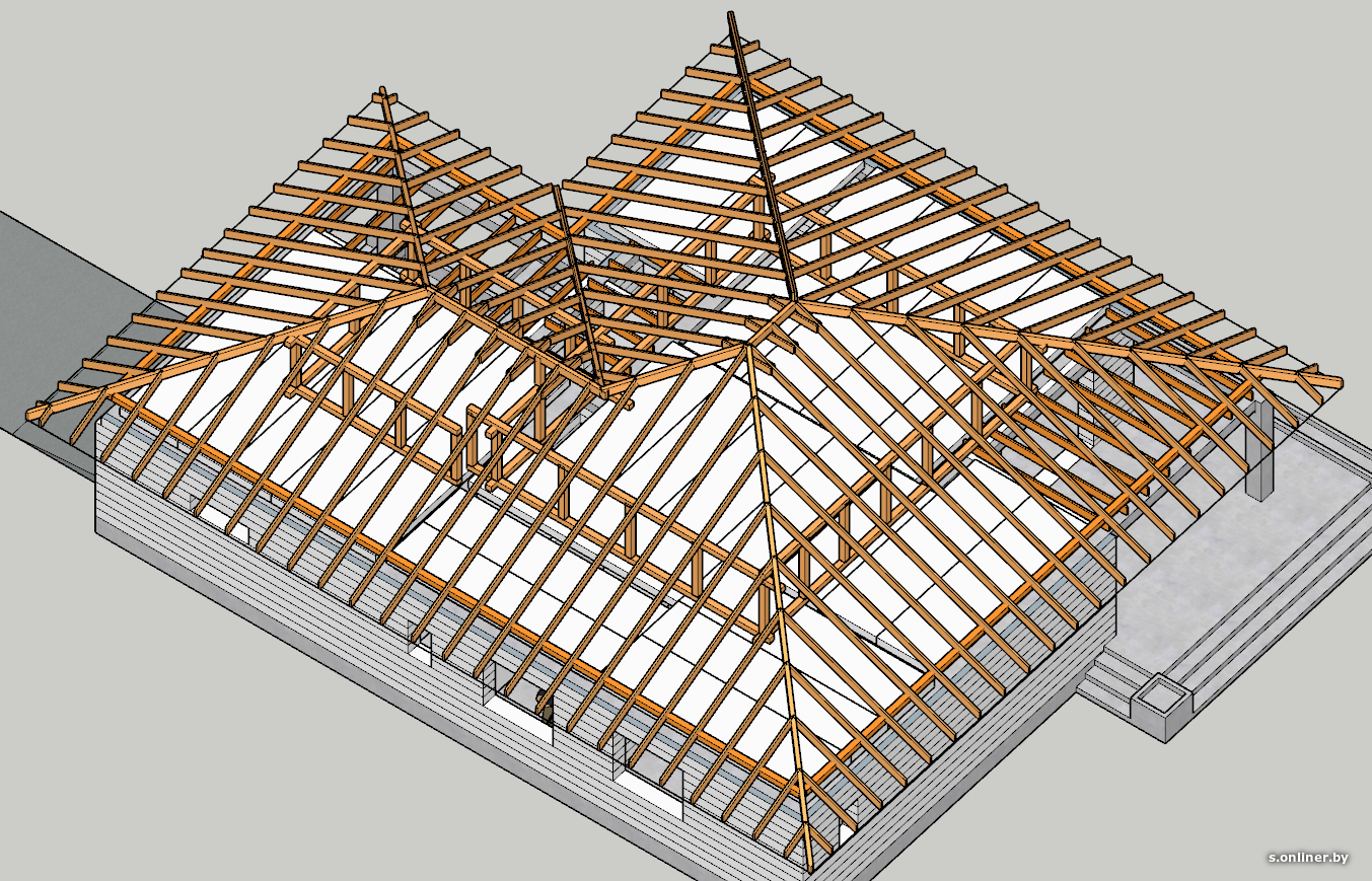 проектирование вальмовой крыши
